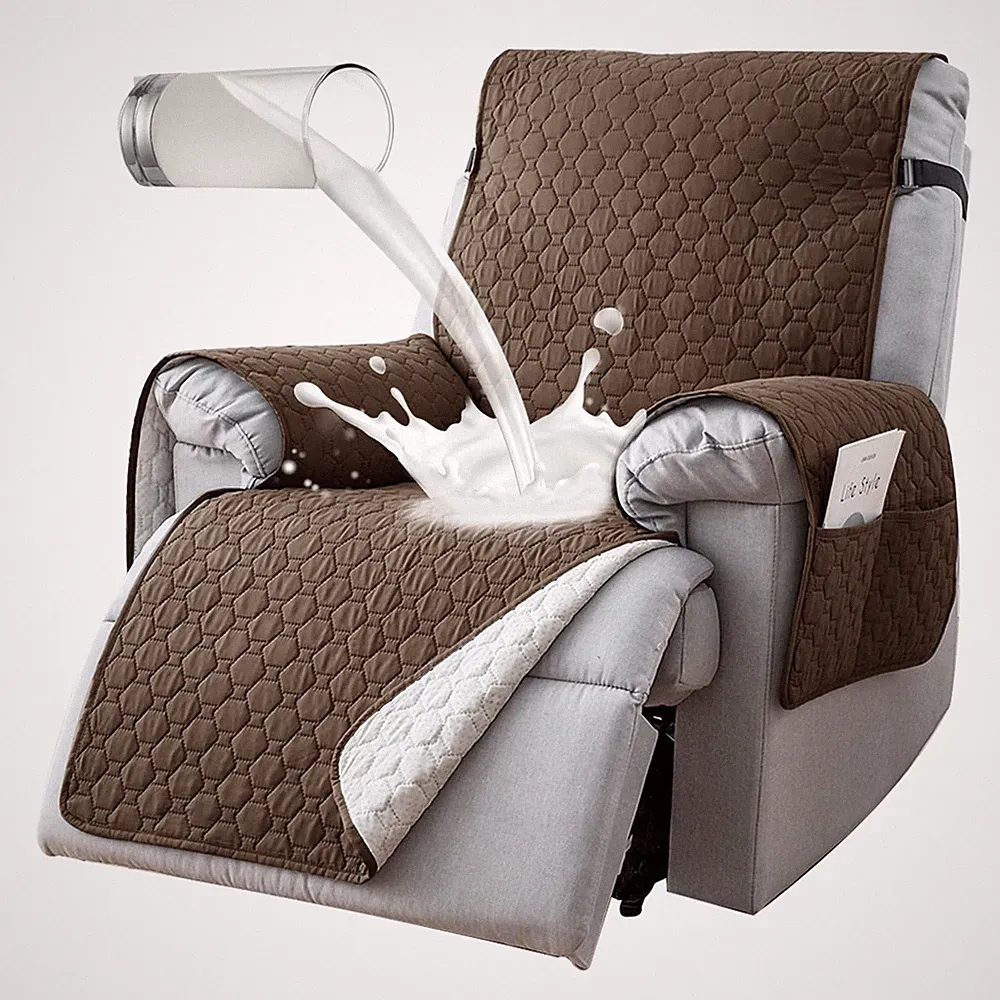 100% Waterproof Recliner Covers for Small recliners, Anti-Slip Recliner Chair...